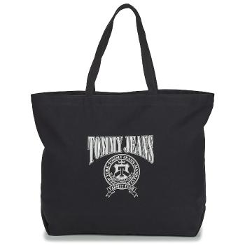 Tommy Jeans  TJW CANVAS TOTE  Veľká nákupná taška/Nákupná taška Čierna