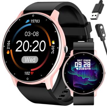 SMARTWATCH UNISEX GRAVITY GT1-2  merač tepu, vlastné ciferníky (sg015b)