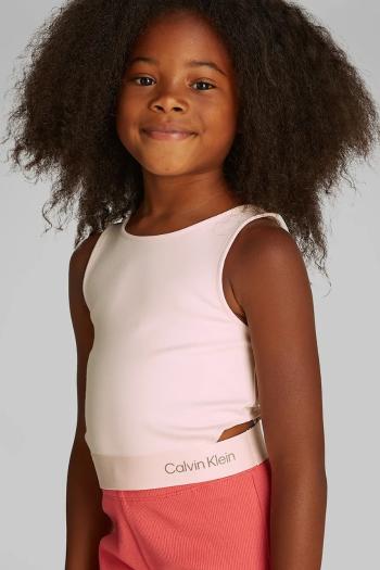 Detský top Calvin Klein Jeans ružová farba, IG0IG02869