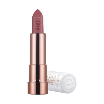 Essence  Vegan Collagen Caring Shine Lipstick - 204 My Way  Líčenie obočia Červená