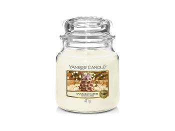 Yankee Candle Aromatická sviečka Classic stredný Spun Sugar Flurries 411 g