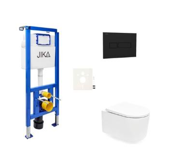 Závesný wc set SAT do ľahkých stien / predstenová bez splachovacího okruhu SIKOJSREX72CRM