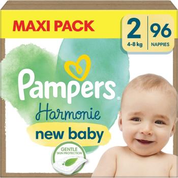 Pampers Harmonie Size 2 jednorazové plienky 4-8 kg 96 ks