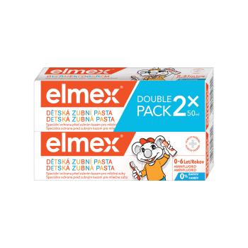 Elmex Kids 0–6 let dětská zubní pasta 2×50 ml