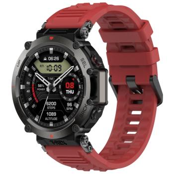 SILICONE Remienok pre Amazfit T-Rex Ultra červený