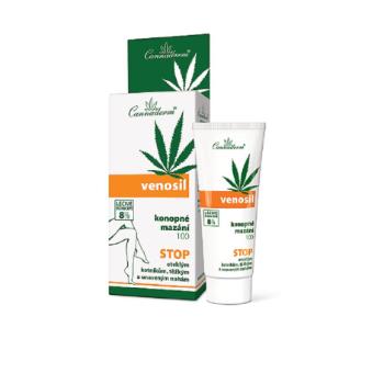 Cannaderm VENOSIL konopné mazanie na unavené nohy 100 ml