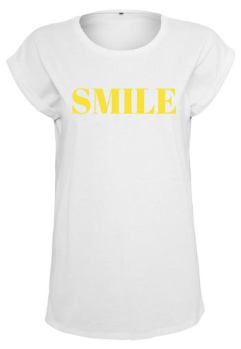 Mr. Tee Ladies Smile Tee white - L