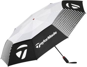 TaylorMade Compact Auto Umbrella Dáždnik Black/White