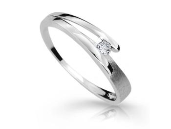 Cutie Jewellery Krásny prsteň z bieleho zlata Z6737-1716-10-X-2 50 mm