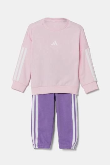 Detská tepláková súprava adidas fialová farba, JD6482