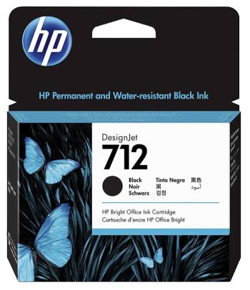 HP 712 3ED70A čierna (black) originálna cartridge