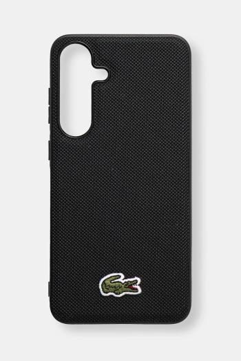 Puzdro na mobil Lacoste Samsung Galaxy S25+ čierna farba, LCHMS25MPVCK