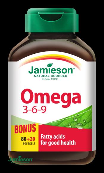 JAMIESON Omega 3-6-9 100 kapsúl