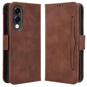 SLOT Peňaženkový obal pre Samsung Galaxy S25 Edge hnedý