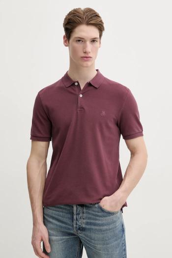 Polo tričko Marc O'Polo pánske, červená farba, jednofarebné, 522249653190