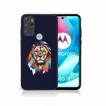 MY ART Silikónový obal Motorola Moto G60s LION (246)