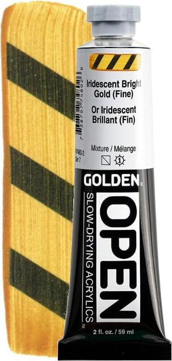 Golden Artist Colors Open Akrylová farba Iridescent Bright Gold (Fin) 59 ml 1 ks