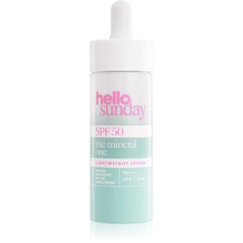 hello sunday the mineral one lightweight serum drops ľahké sérum SPF 50 30 ml