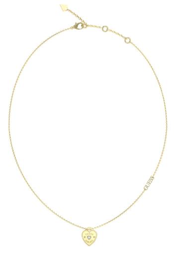 Guess Pôvabný pozlátený náhrdelník Guess Amore JUBN05056JWYGT/U