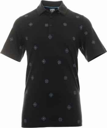 Callaway Mens Classic Foulard Print Caviar S Polo košeľa