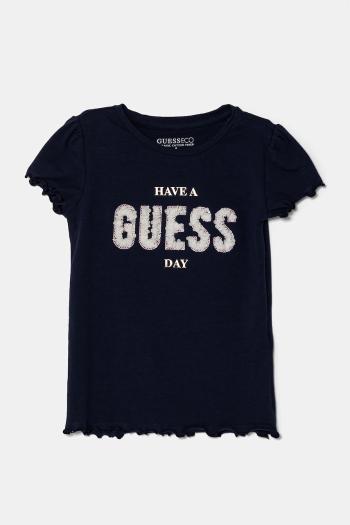 Detské tričko Guess tmavomodrá farba, K5RI28 K6YW4