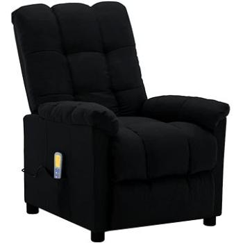 Shumee polohovacie čierne textil, 3073760