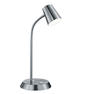 LED stolová lampa Trio Narcos nikel 573190107