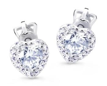Cutie Jewellery Nežné náušnice s trblietavými zirkónmi Z8015-30-X-2 číra