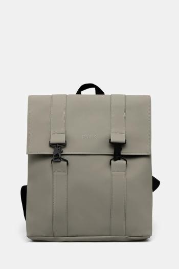 Ruksak Rains MSN Bag W3 zelená farba, veľký, jednofarebný, 13300