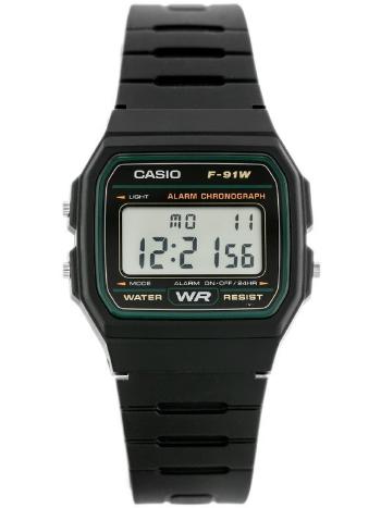 CASIO PÁNSKE HODINKY F-91WM-3DG (zd102c) + KRABIČKA