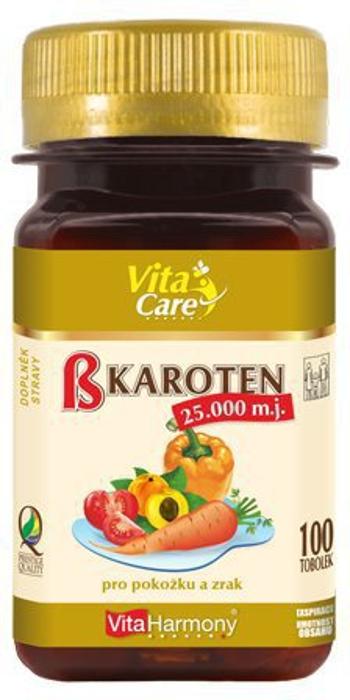 VITAHARMONY Beta karotén 25.000 mj 100 kapsúl