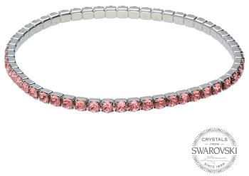 Levien Trblietavý náramok s kryštálmi Rose Peach 1459573