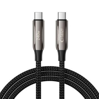 TECH-PROTECT UB10T ULTRABOOST Kábel Typ-C 240W 2 metre čierny