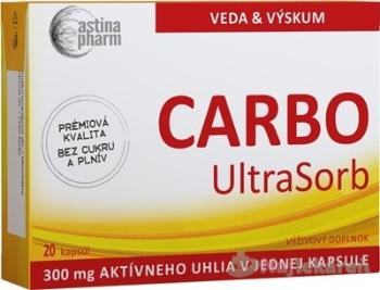 Astina Pharm CARBO UltraSorb aktívne uhlie 300 mg 20 ks