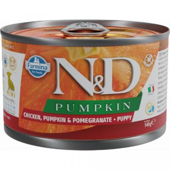 Konzerva N&D Pumpkin Puppy Chicken & Pomegranate 140g