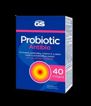 GS Probiotic Antibio 10 kapslí