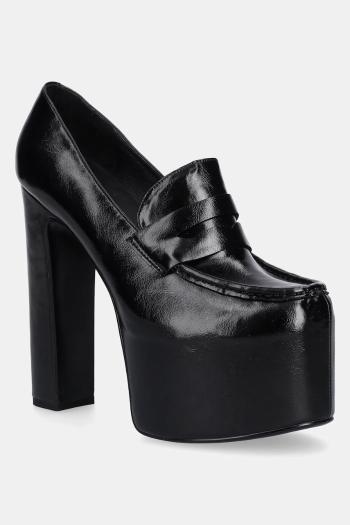 Lodičky Jeffrey Campbell LONG-LAST čierna farba, na podpätku, U222-01