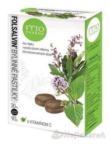 FYTO Folsalvin bylinné pastilky s vitamínom C 30 ks