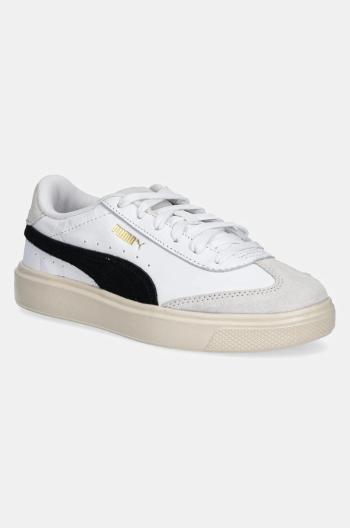 Kožené tenisky Puma Lajla T-toe biela farba, 397734