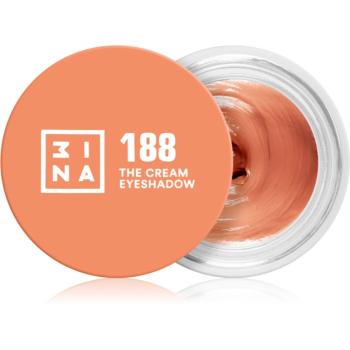 3INA The 24H Cream Eyeshadow krémové očné tiene odtieň 188 Orange 3 ml