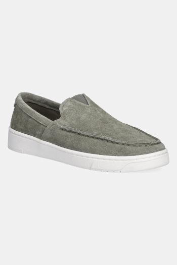 Semišové tenisky Toms Lite 2.0 Loafer šedá farba, 10019565