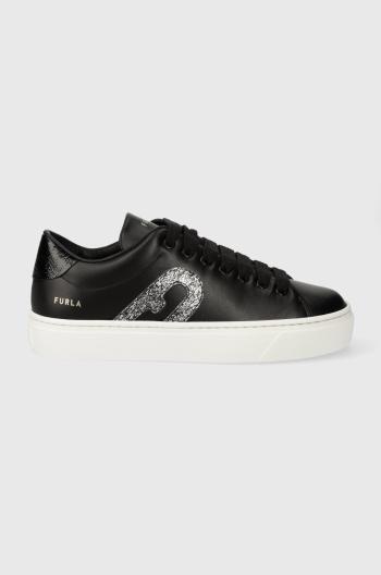 Kožené tenisky Furla Joy čierna farba, YE71FJO BX2743 2854S