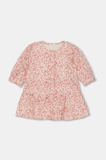 Šaty pre bábätká United Colors of Benetton ružová farba, mini, áčkový strih, 4WUAAV00L