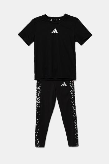 Detská tepláková súprava adidas čierna farba, JM3850