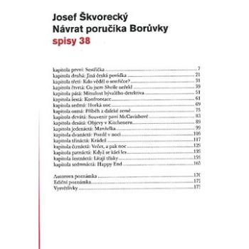 Návrat poručíka Borůvky  (spisy - svazek 38) (978-80-904-1869-1)