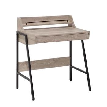 Svetlo hnedý písací stôl 73 × 48 cm BROXTON, 118595 (beliani_118595)
