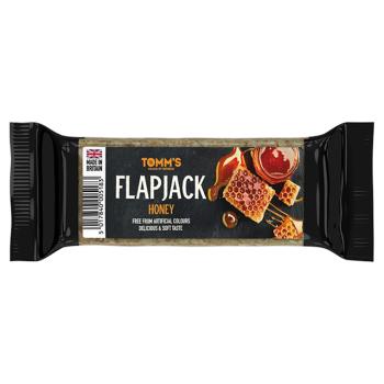 TOMMS Flapjack ovsená tyčinka honey 100 g