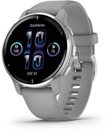 Okosóra Garmin Venu 2 Plus Silver/ Gray Band