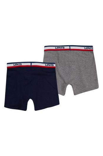 Detské boxerky Levi's šedá farba