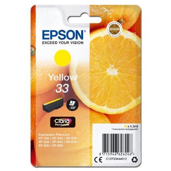 Epson T33 C13T33444012 žltá (yellow) originálna cartridge